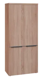 SIN 5 - 84D kancelářská skříň, 4-dveřová, 1820x800x400, dub bardolino